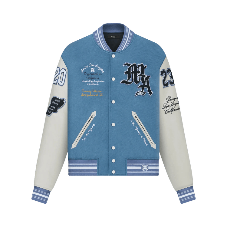 Buy Amiri Oversized Varsity Jacket 'Bluefin' - SS23MOS026 369 BLUE 