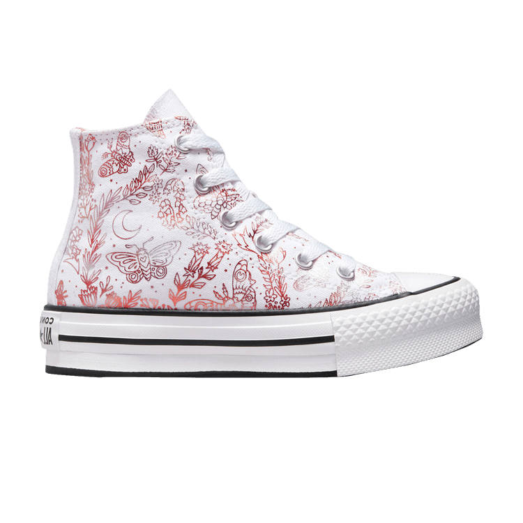 Chuck Taylor All Star EVA Lift Platform High GS 'Butterfly Shine - White'