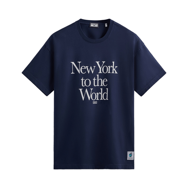 Buy Kith New York To The World Motto Tee 'Nocturnal