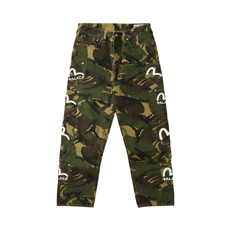 Buy Palace x Evisu Denim Jean 'Camo' P24EVT002 GOAT UK