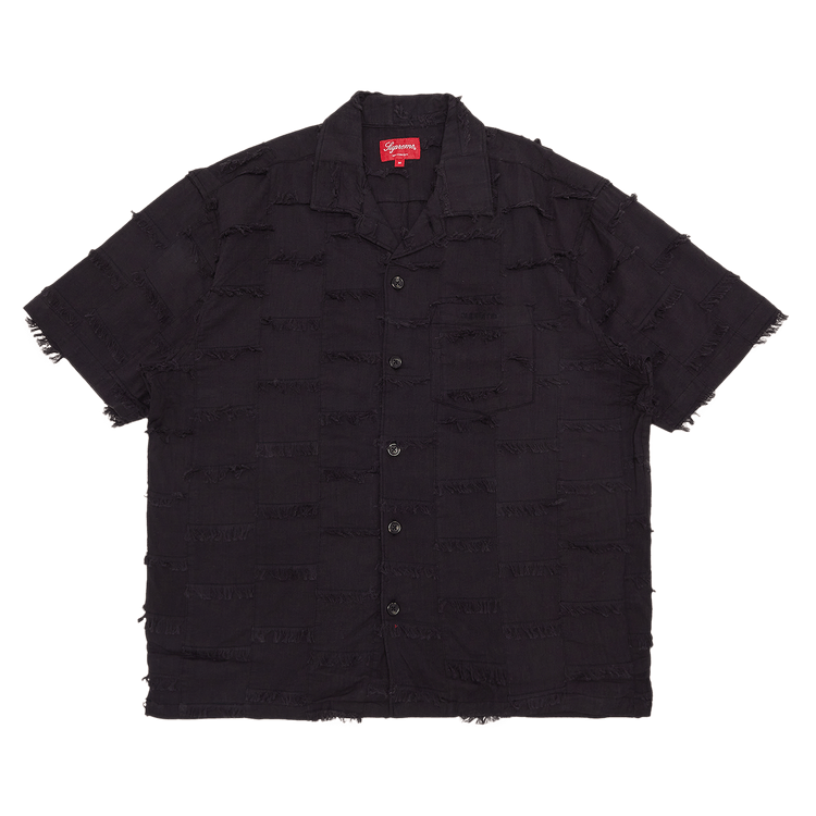 Buy Supreme Patchwork Short-Sleeve Shirt 'Black' - SS23S17 BLACK