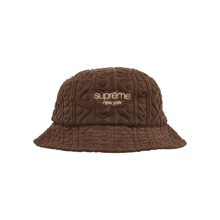 Buy Supreme Terry Pattern Crusher 'Brown' - SS23H74 BROWN | GOAT