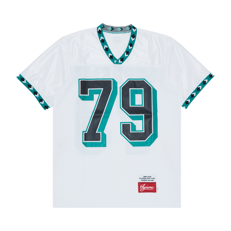Buy Vintage Supreme Diamond Rib Football Top 'White' - FW13KN16