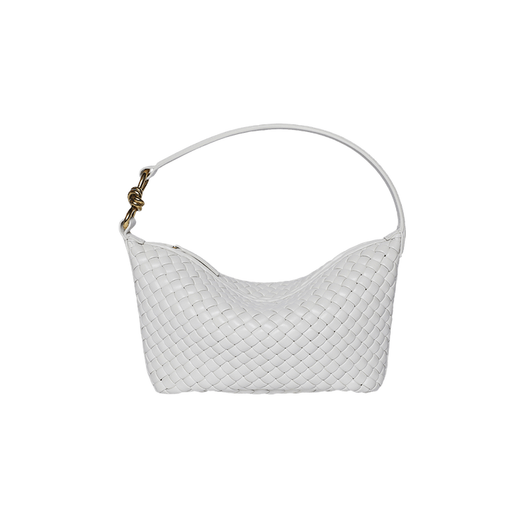 Buy Bottega Veneta Small Hobo Knot Bag 'Chalk' - 730966