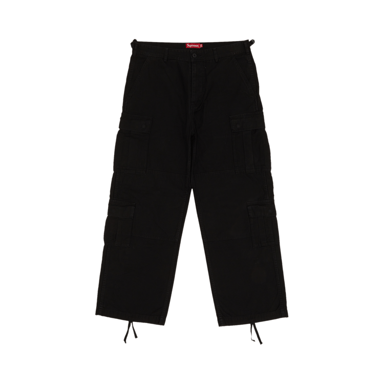 Size 32 Supreme Cargo Pant Black