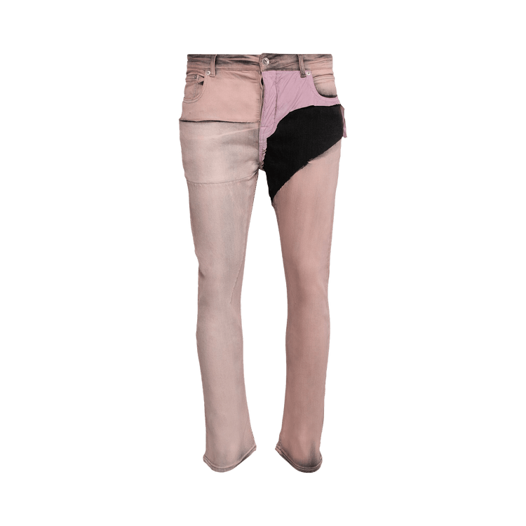 関送込【RICK OWENS】DRKSHDW スキニーパンツ ピンク Buy Rick Owens DRKSHDW Detroit Cut Pant In Denim 'Faded Pink
