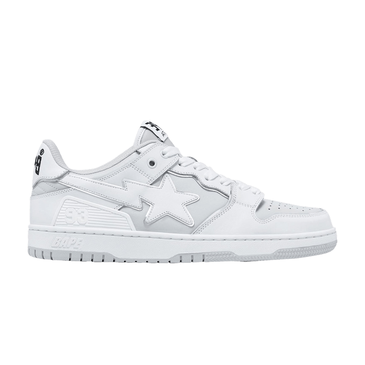 Bapesta triple white hotsell