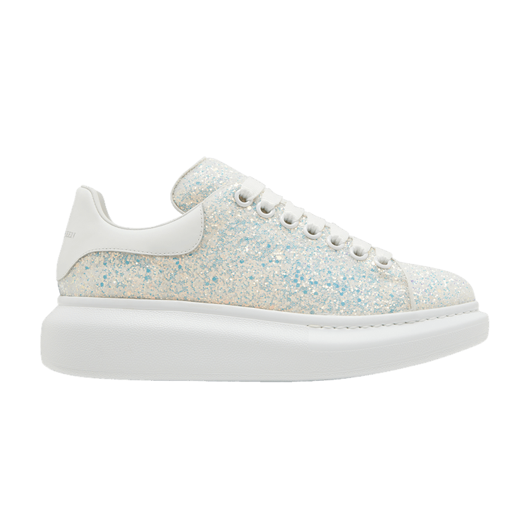 Alexander mcqueen trainers silver glitter shop