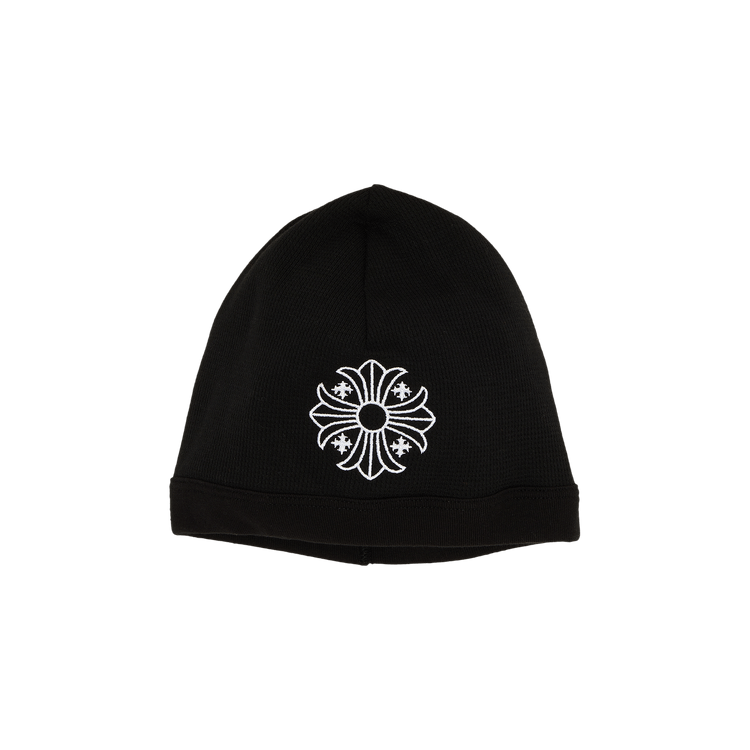 Buy Chrome Hearts Skull Cross Logo Beanie 'Black/White