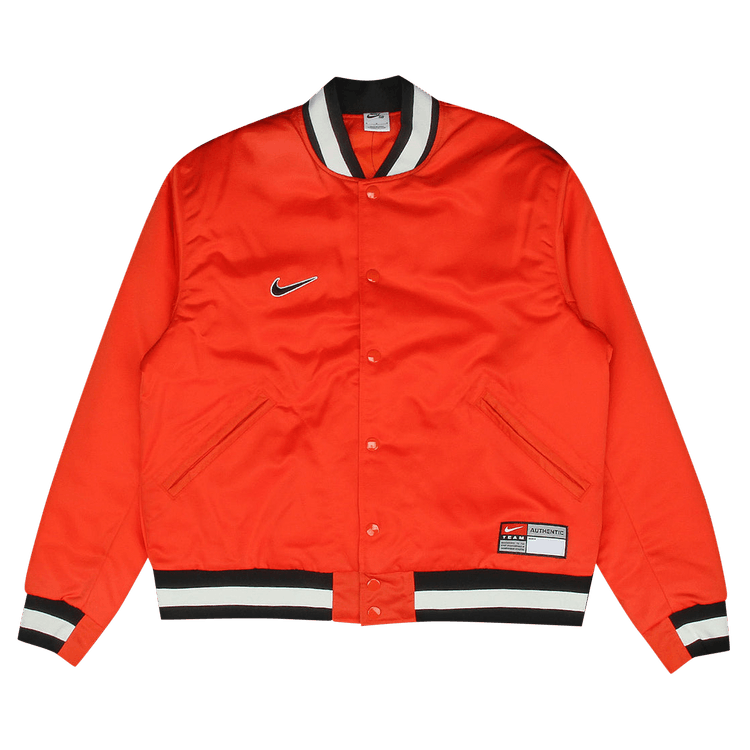 Size xs Nike SB x MLB Varsity Skate Jacket Team Orange Black Sail White