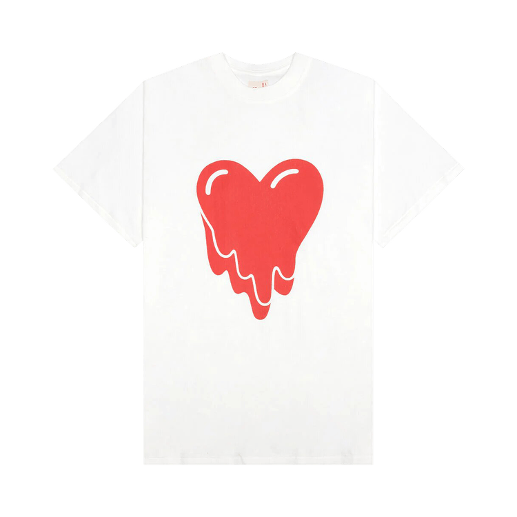 Emotionally Unavailable Heart Logo T-Shirt 'White'