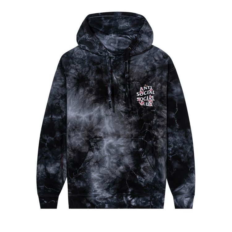 Anti Social Social Club Kkoch Hi-5 Tie Dye Hoodie 'Black'