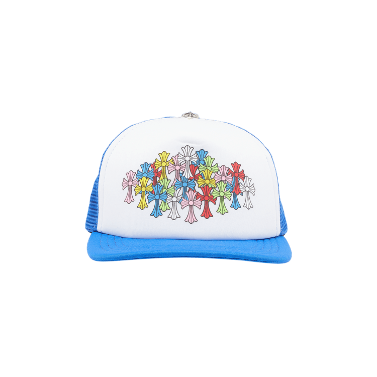 Buy Chrome Hearts Crosse Trucker Hat 'Blue/White' 1383 100000701MCTH