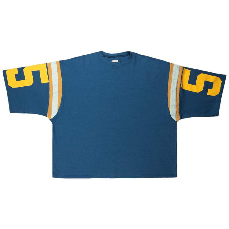 Buy Kapital Huge Football Jersey Tee 'Navy' - K2204SC104 NAVY | GOAT