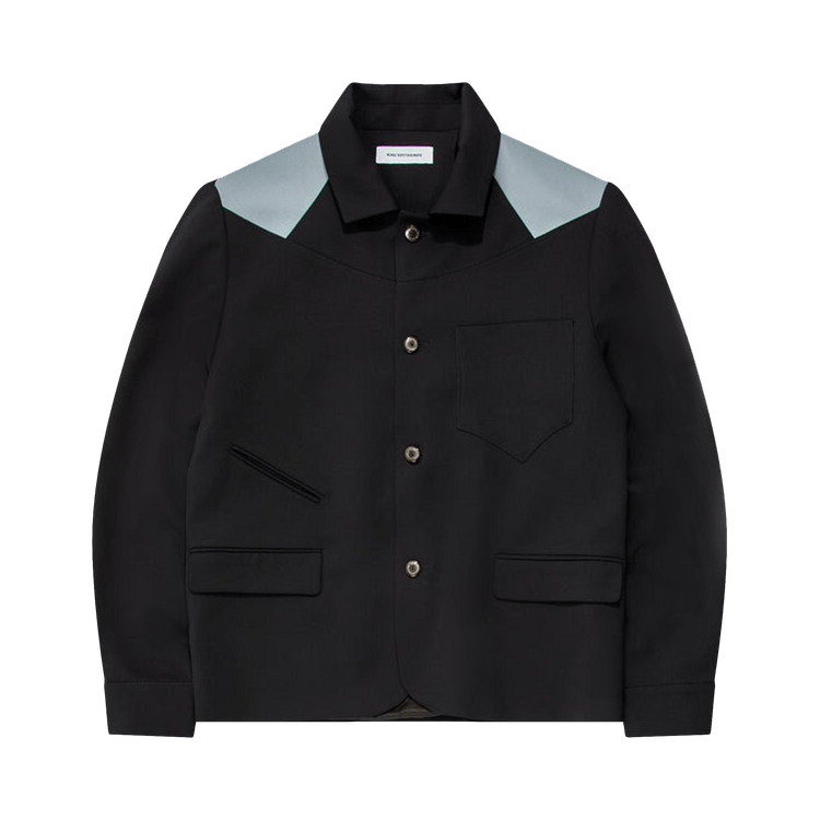 ジャケット・アウター KIKO KOSTADINOV KREUK BLAZER Buy Kiko Kostadinov Kreuk Blazer 'Black/Sterling Blue