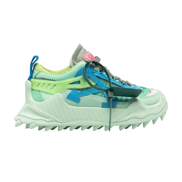 Lime green clearance off white sneakers
