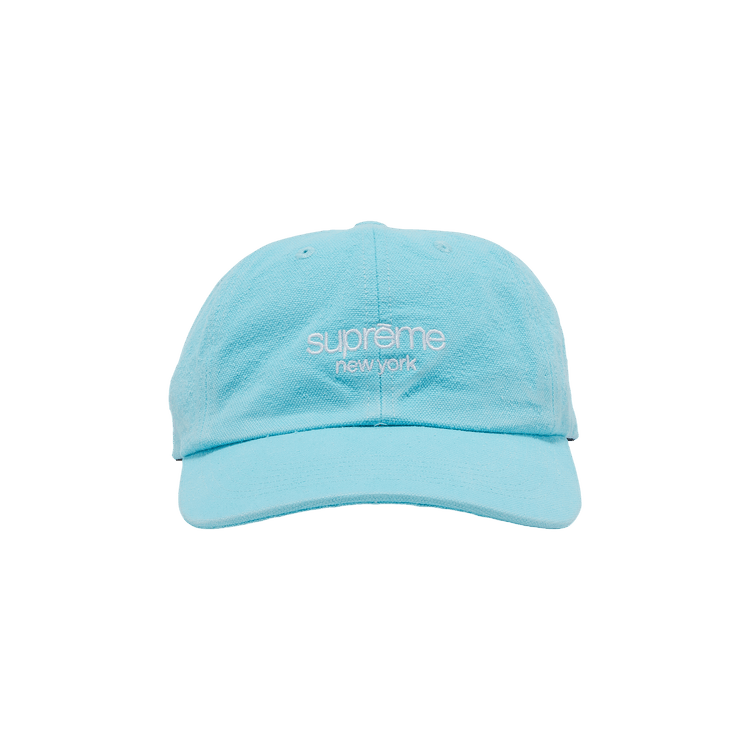 Supreme Classic Logo Air Mesh 6-Panel Light Blue