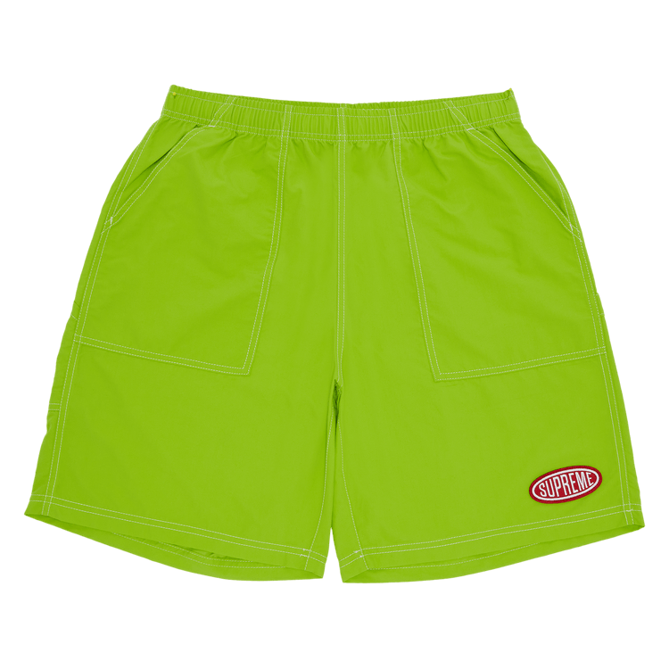 Buy Supreme Nylon Painter Short 'Lime' - SS23SH39 LIME | GOAT