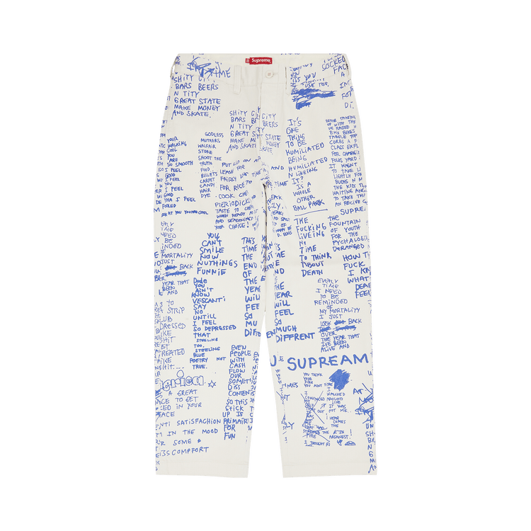 Buy Supreme Gonz Poems Chino Pant 'Stone'   SSP STONE   GOAT CA