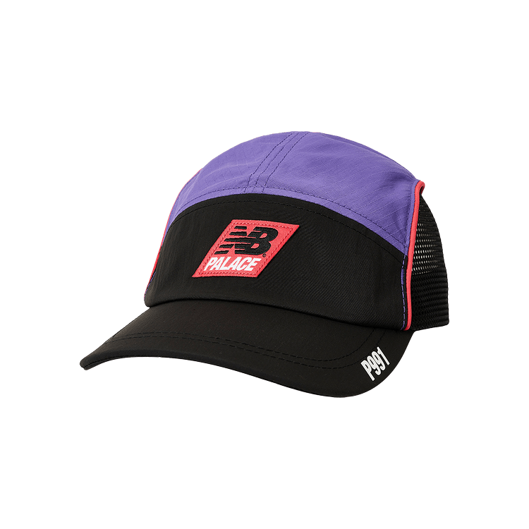 Buy Palace x New Balance Cap 'Black/Purple' - P24NBH001 | GOAT