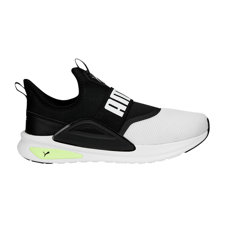 PUMA Softride Enzo Evo Slip-On 'Black White Fast Yellow'