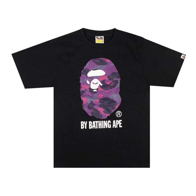 Buy BAPE Color Camo By Bathing Ape Tee Black Purple 1H80 110