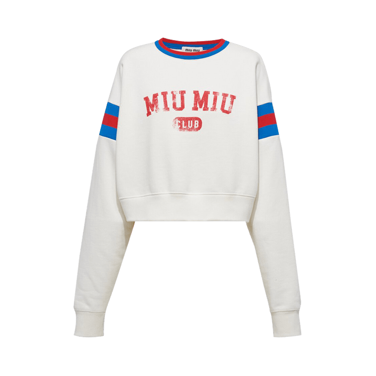 MIUMIU MIUMIU CLUB LOGO VINTAGE スウェット | Pay ID