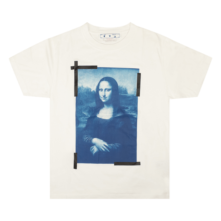Buy Off-White Monalisa Slim Short-Sleeve Tee 'White/Blue