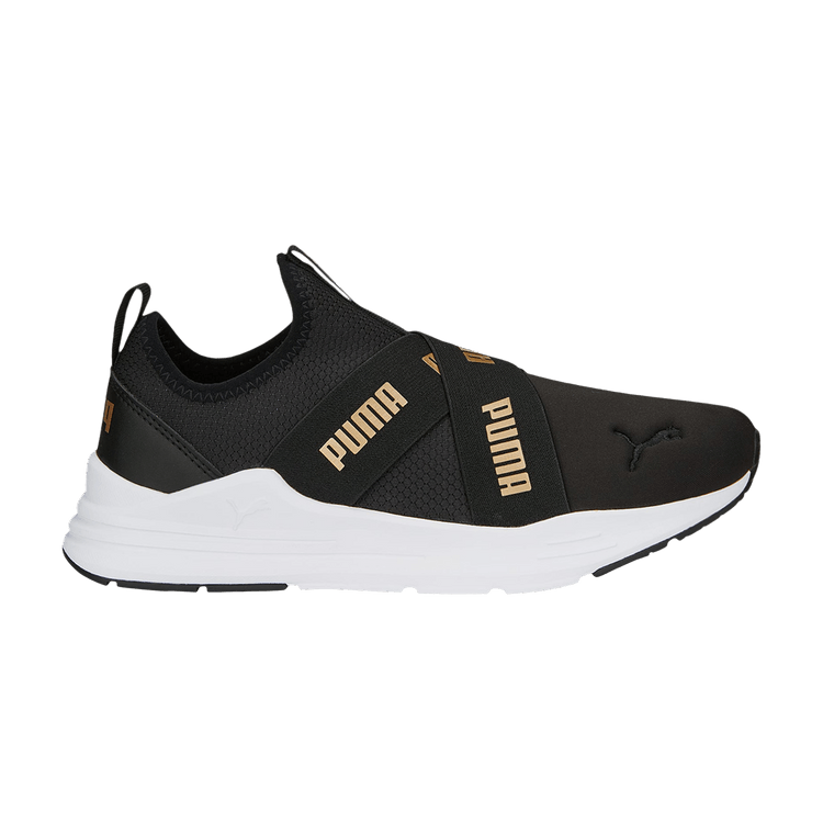 PUMA Wired Run Slip-on 'Metallic - Black Gold'