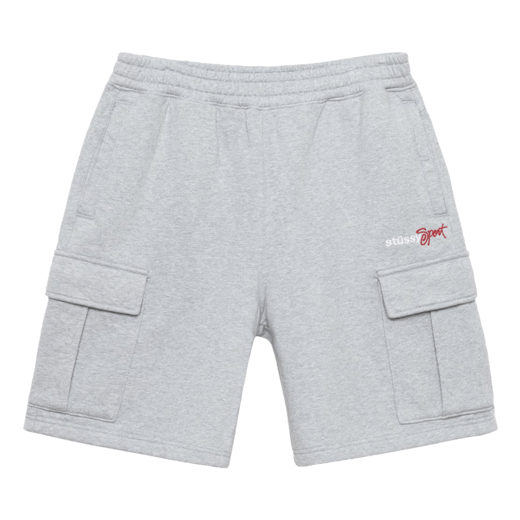 ★2023SS新作★STUSSY★SPORT CARGO FLEECE SHORT Buy Stussy Sport Cargo Fleece Short 'Grey Heather' - 112299