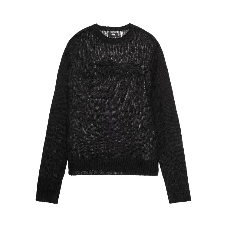 【初回限定お試し価格】 Stussy Cable Loose Knit Sweater 'Black' - Stussy - Culture トップス