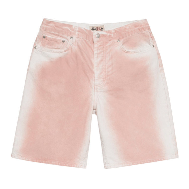 Buy Stussy Spray Dye Big Ol' Shorts 'Faded Pink' - 112295 FADE | GOAT