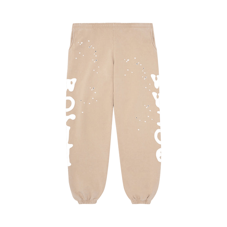 Sp5der Cross Country Sweatpants 'Egg Shell