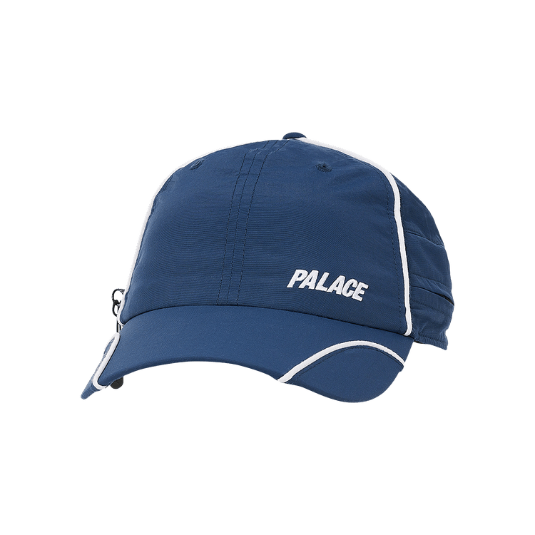 Buy Palace Font Zip Shell Neck Saver 6-Panel 'Navy