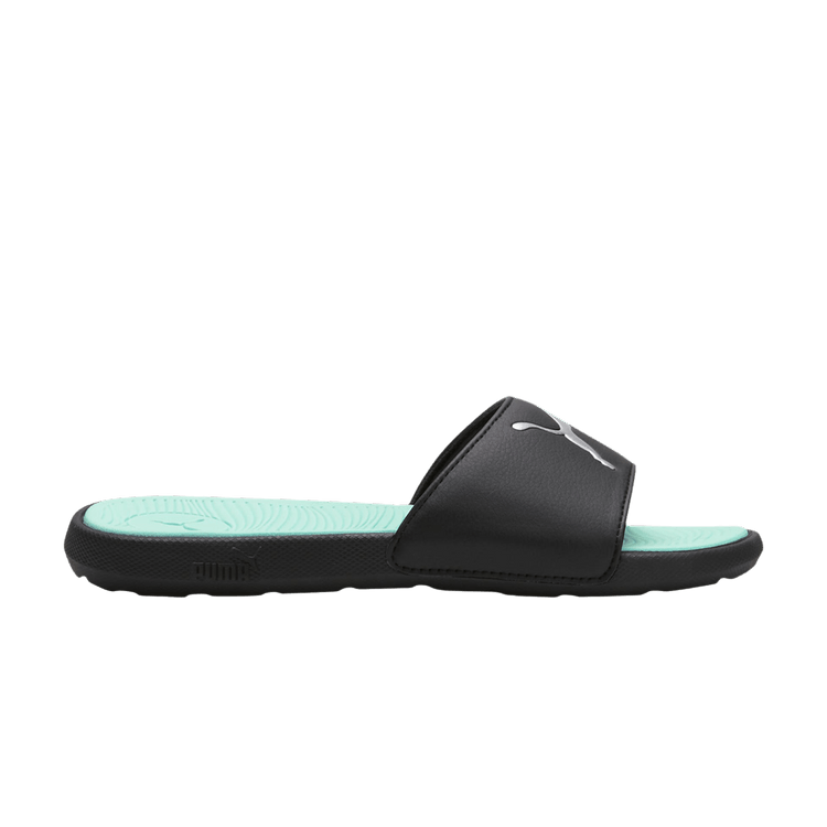 PUMA Cool Cat 2.0 Slides 'Black Fair Aqua' (Women's)