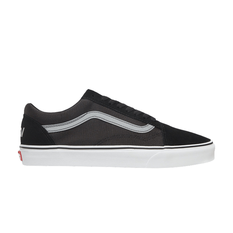 Old Skool 'Reflective Sidestripe - Black'