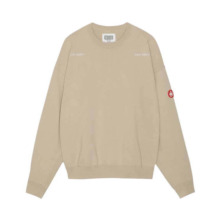 Buy Cav Empt Solid Crewneck 'Beige' - CES22CS10 BEIG | GOAT