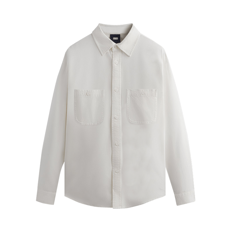 Buy Kith Denim Apollo Shirt 'White' - KHM031062 101 | GOAT CA
