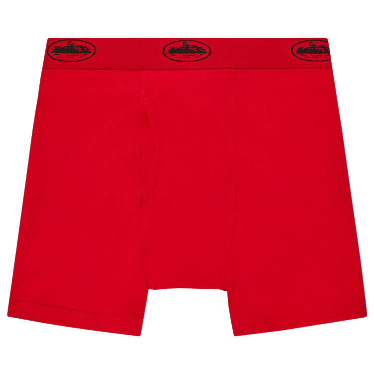 Buy Corteiz Alcatraz Boxers (3 Pack) 'Red' - 7892 1SS230207AB3P 