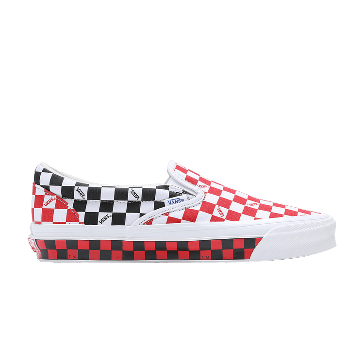 OG Classic Slip-On LX 'Checkerboard - Red Black'