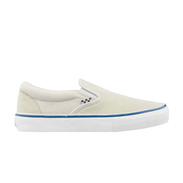 Buy Skate Slip-On 'Raw Canvas - Classic White' - VN0A5FCAACV - Cream | GOAT