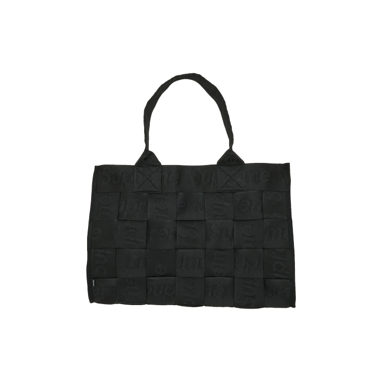 Buy Supreme Woven Large Tote Bag 'Black' - SS23B30 BLACK 
