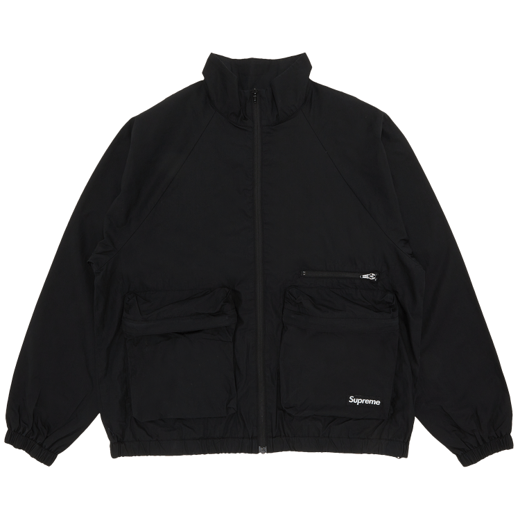 Buy Supreme Raglan Utility Jacket 'Black' - SS23J77 BLACK | GOAT