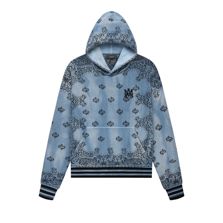 【AMIRI】Bandana フーディー AMIRI Blue Bandana Hoodie Amiri
