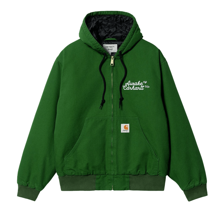 Dark green carhartt jacket store