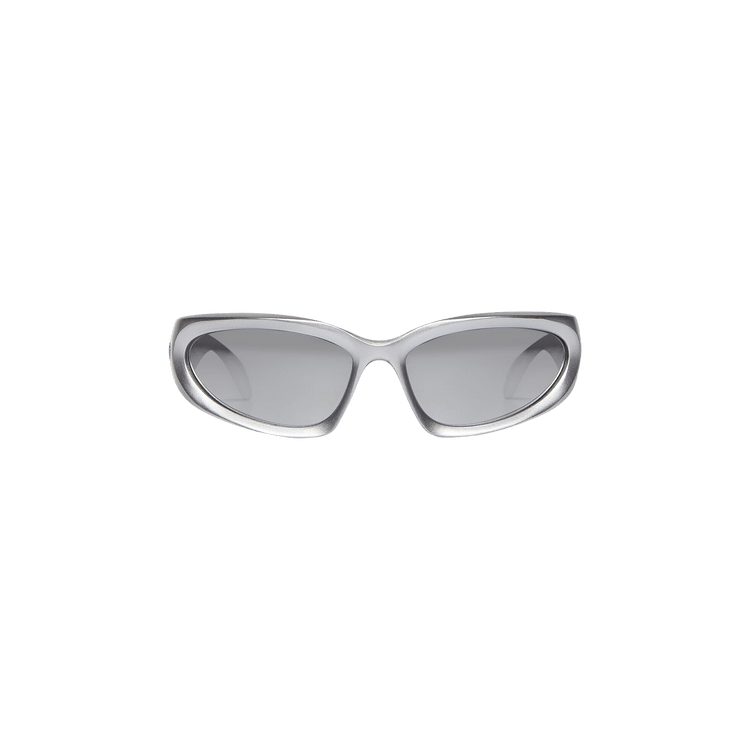 Buy Balenciaga Swift Oval Sunglasses 'Silver' - 658745 T0007