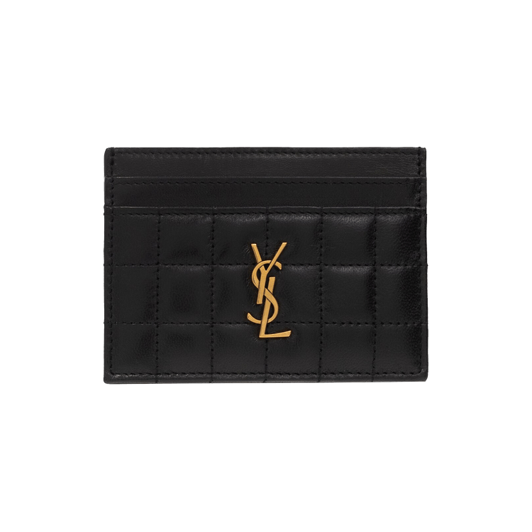 Buy Saint Laurent Credit Card Holder Black 742760 AABVP 1000 GOAT