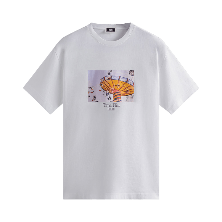 Buy Kith Time Flies Tee 'White' - KHM030968 101 | GOAT