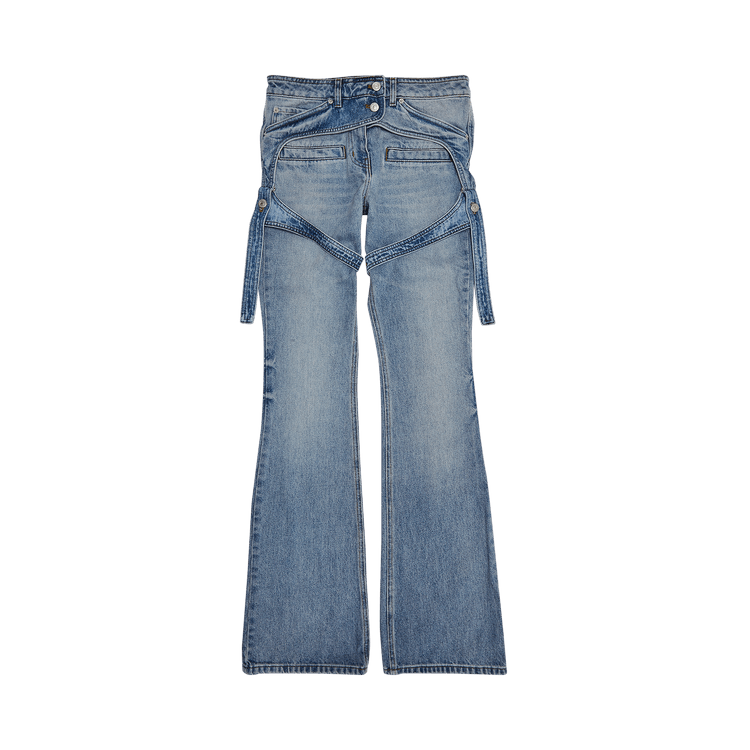 Courrégès Blue Denim Flared Jeans - Brand New In Tags 26