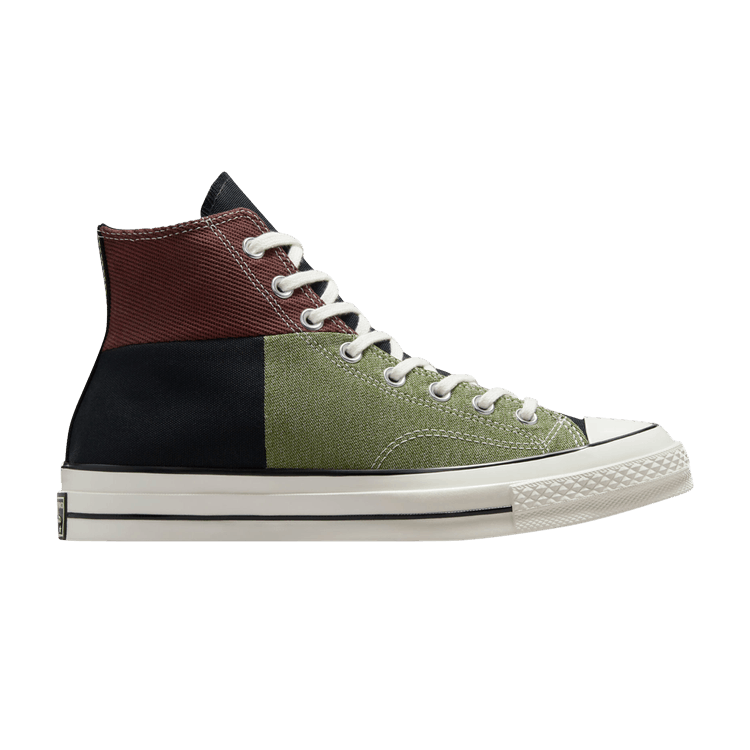 Chuck 70 High 'Crafted Patchwork - Trolled Green Earth Brown'